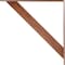Ekena Millwork Traditional Steel Bracket, Hammered Copper 2"W x 24"D x 24"H BKTM02X24X24TRHCO - alternate 5
